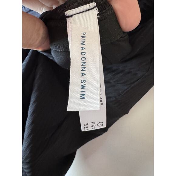 PRIMA DONNA SAHARA PADDED ONE-PC SWIMSUIT BLACK SZ 34G (UK) 34I (US) NWT - Picture 10 of 13